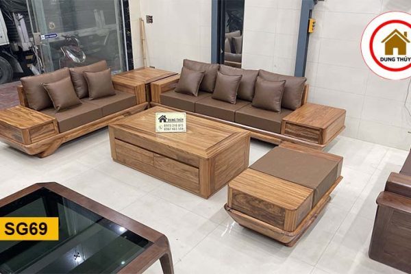 sofa 2 văng SG69 hương xám1
