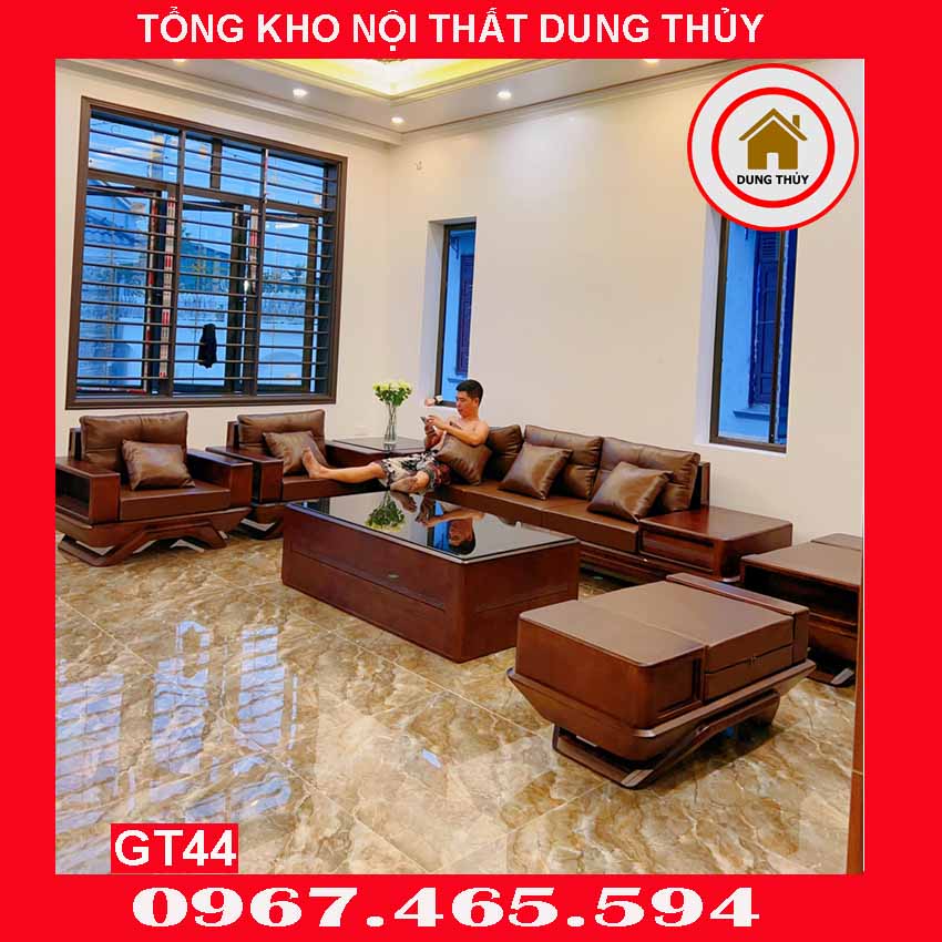 bàn ghế sofa gỗ phòng khách tỉnh Thanh Hóa
