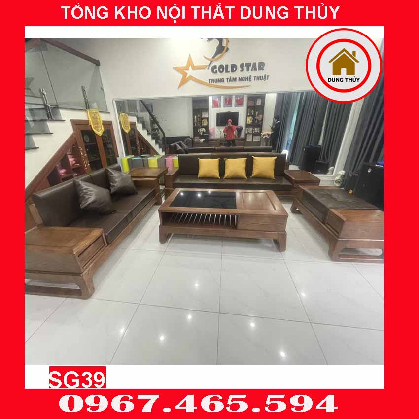 bàn ghế sofa gỗ phòng khách tỉnh Hà Nam