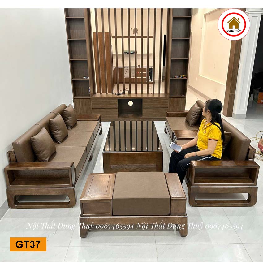 Xu hướng thiết kế nội thất phòng khách bằng gỗ tự nhiên