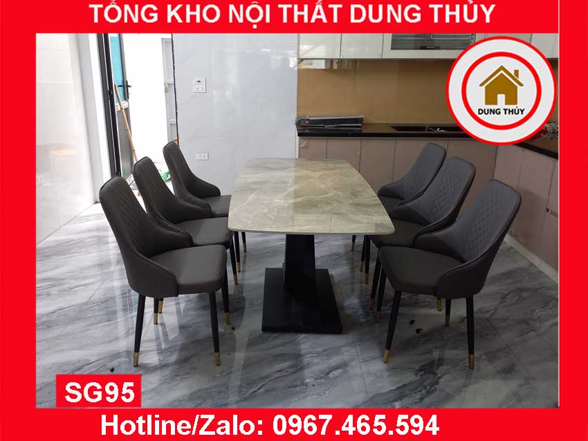 bộ bàn ghế ăn gỗ tự nhiên gia đình