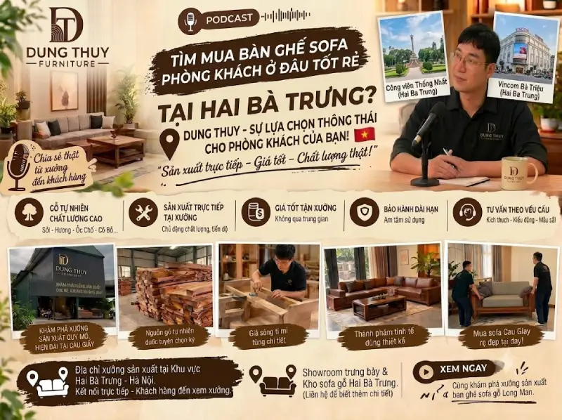 bàn ghế sofa phòng khách ở đâu tốt rẻ ở Hai Bà Trưng