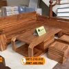 sofa góc kim cương gỗ hương xám đẹp SG70