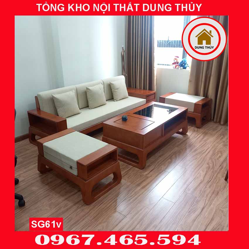 mẫu bàn ghế gỗ phòng khách giá rẻ