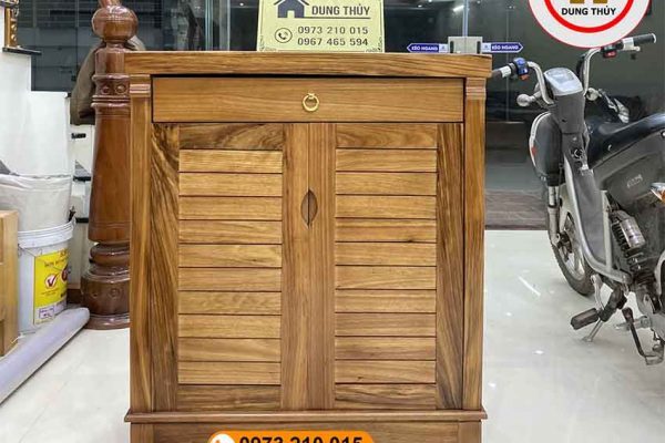 mẫu tủ gỗ để giầy dép cao cấp