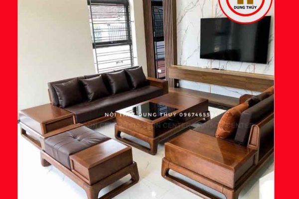 Bộ ghế đối chân quỳ gỗ sồi Nga GT37