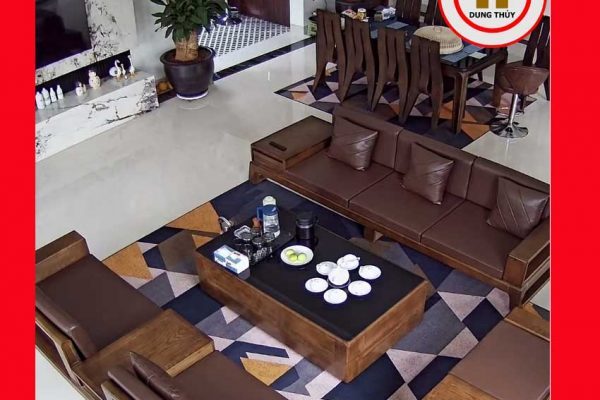 Bộ ghế đối chân quỳ gỗ sồi Nga GT37 phunghia 2