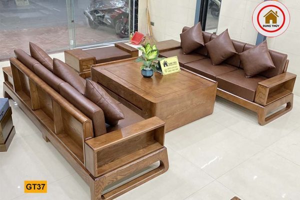 ghế đối chân quỳ sồi GT37