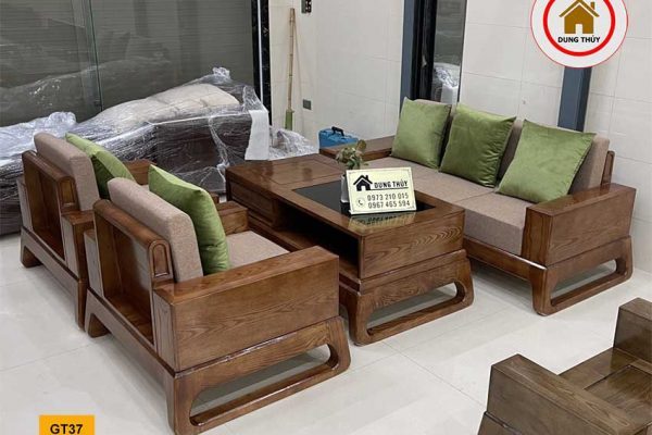 ghế đối chân quỳ gỗ sồi GT37