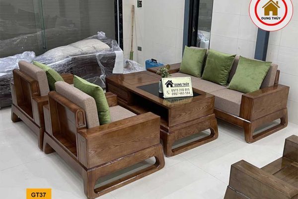 ghế đối chân quỳ gỗ sồi GT37