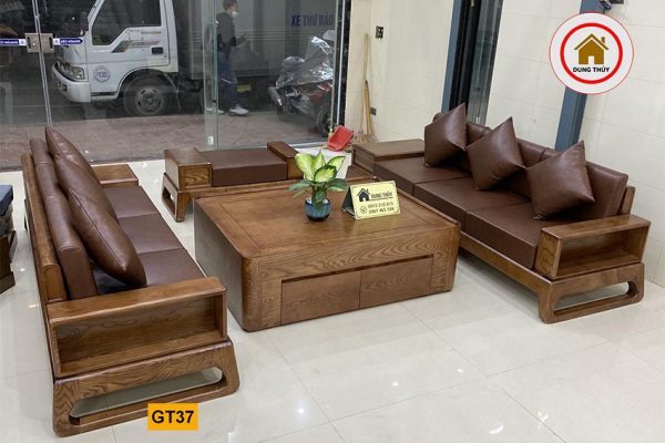 ghế đối chân quỳ kèm bàn vuông GT37