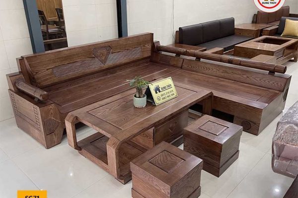 sofa góc kim cương SG71