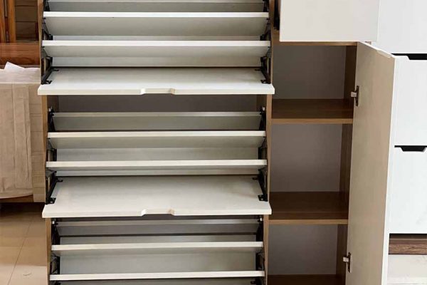 Tủ giầy dép 3 tầng cánh lật 1 hộc gỗ công nghiệp TGD05