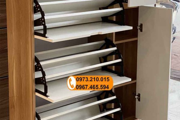 Tủ giầy dép 3 tầng cánh lật 1 hộc gỗ công nghiệp TGD05