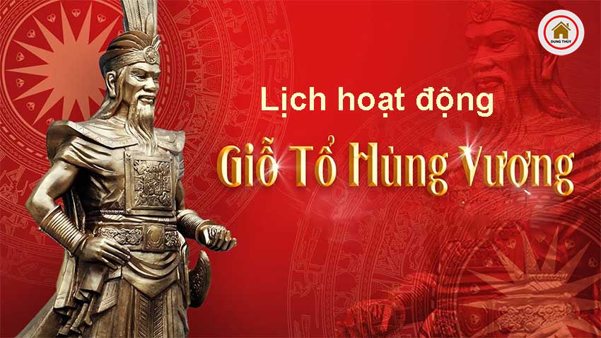 Lịch hoạt động Giỗ Tổ Hùng Vương