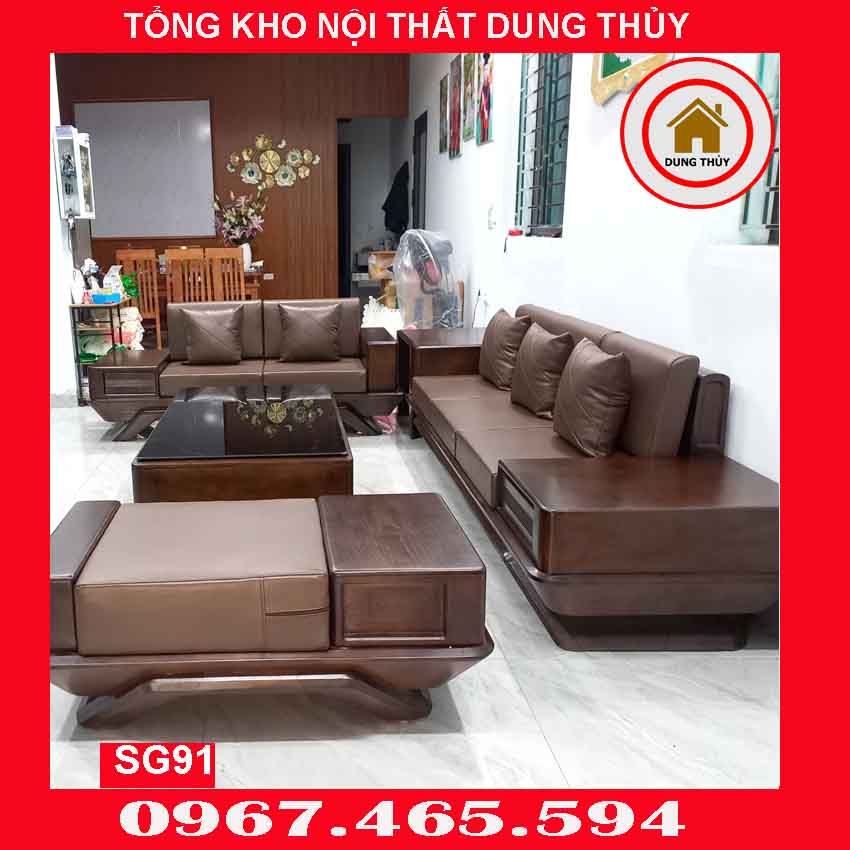 Nên mua sofa gỗ hay sofa da