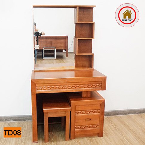 mẫu bàn trang điểm gỗ nhỏ xinh
