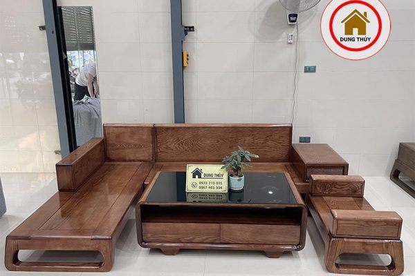sofa góc L SG74L kèm bàn bom