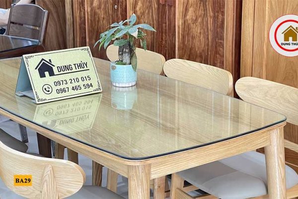 cận cảnh bộ bàn ăn 6 ghế BA29