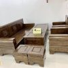Bộ ghế đối tay pháo gỗ hương xám GT38