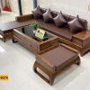 Bộ ghế sofa chân vòng choãi gỗ sồi Nga SG74