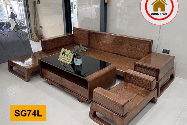 sofa góc L SG74L kèm bàn bom