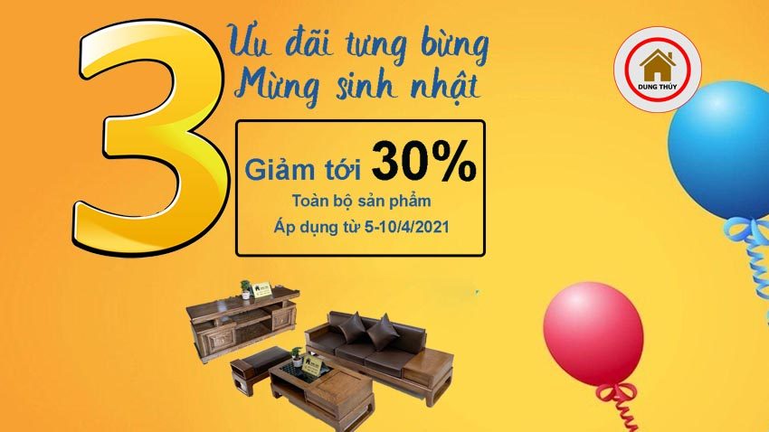 ưu đãi tưng bừng mừng sinh nhật