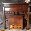 Án ban thờ 2 ô tủ gỗ sồi Nga BT02