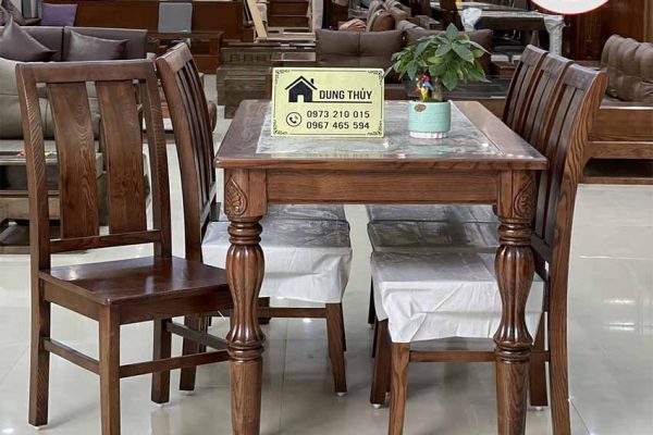 bàn ăn 6 ghế hình chữ nhật BA30