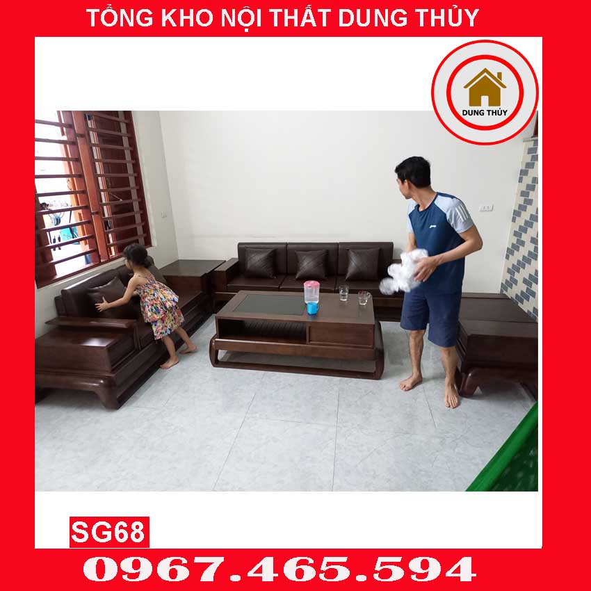 nên mua sofa gỗ hay bàn ghế gỗ cho phòng khách