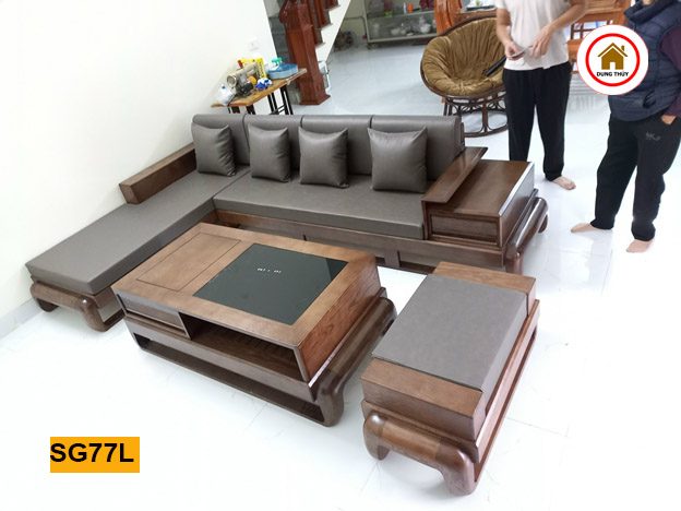 sofa góc chữ L đùi gà SG77L xịn sò