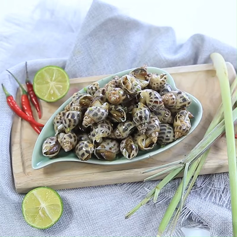 ốc hương xào bơ tỏi