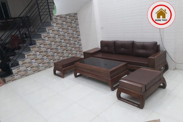 bàn ghế sofa phòng khách chung cư nhỏ