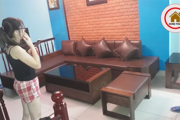 bộ sofa ngăn kéo vát lục lăng SG22
