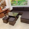combo sofa gỗ sồi Nga đẹp