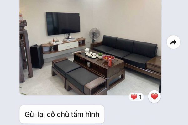 phản hồi sofa gỗ