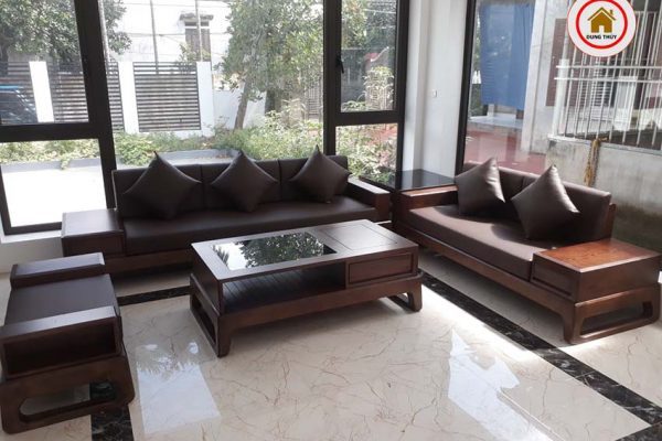 nghiệm thu bộ ghế sofa 2 văng chân quỳ SG39