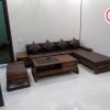 mẫu ghế sofa gỗ góc chữ L hiện đại