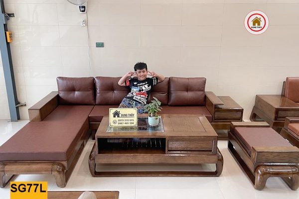 Bộ ghế sofa đùi gà gỗ sồi Nga SG77