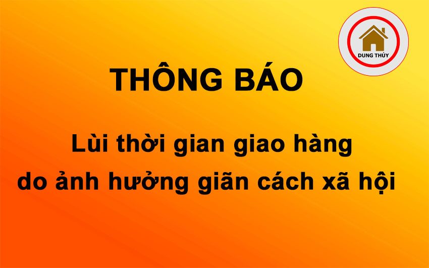 Lùi thời gian giao hàng