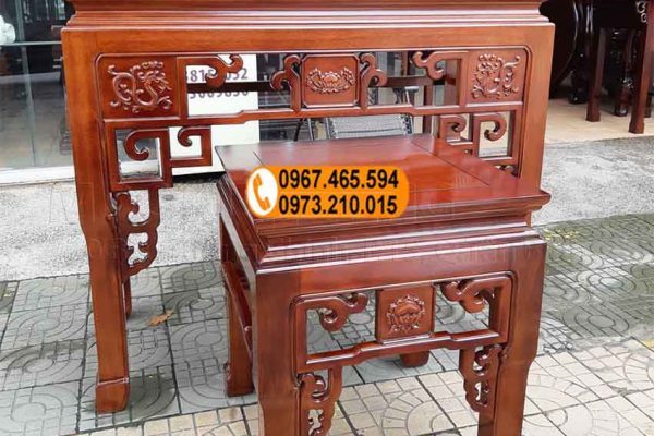 Án gian thờ gỗ xoan đào BT09