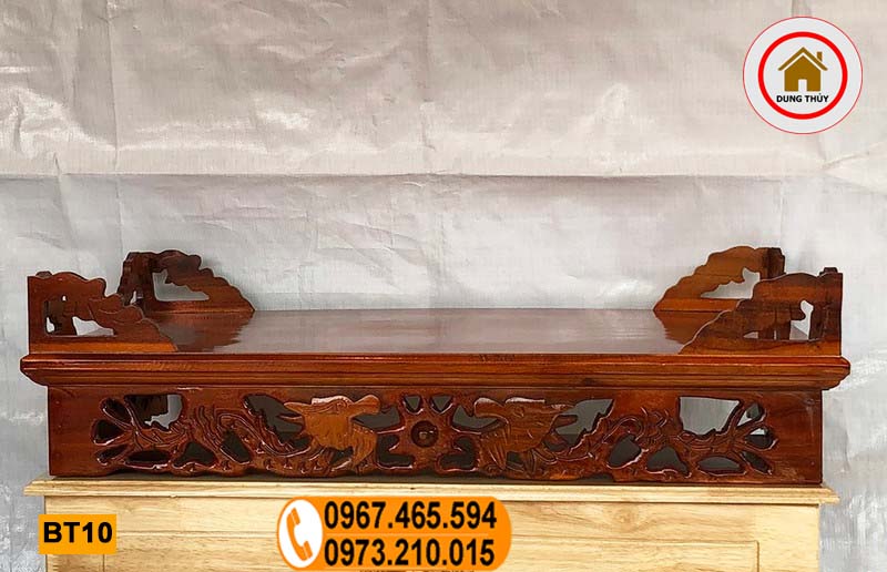 Bàn thờ treo tường gỗ xoan đào BT10