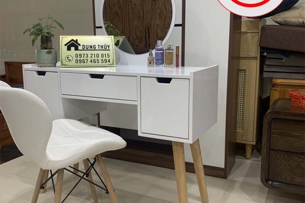 bàn trang điểm gỗ sồi TD15