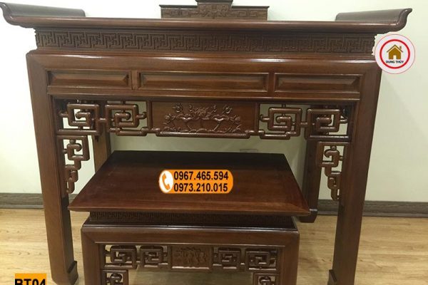 mẫu bàn thờ bằng gỗ đẹp
