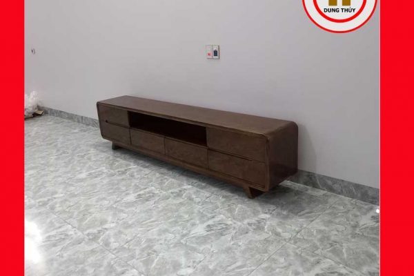 Kệ tivi 6 ô chân oải gỗ sồi Nga KT24
