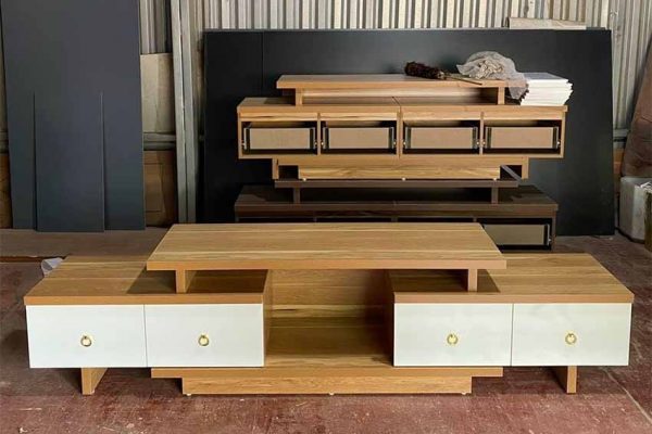 Kệ tivi 6 ô gỗ công nghiệp KT23