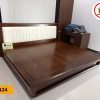 giường ngủ chân quỳ gỗ sồi Nga GN24