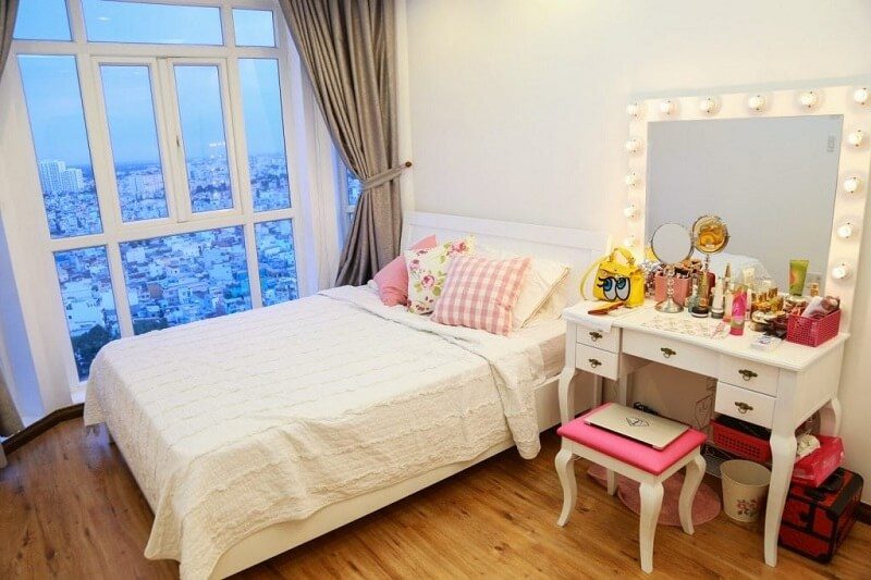phòng ngủ nhỏ đẹp cho nữ