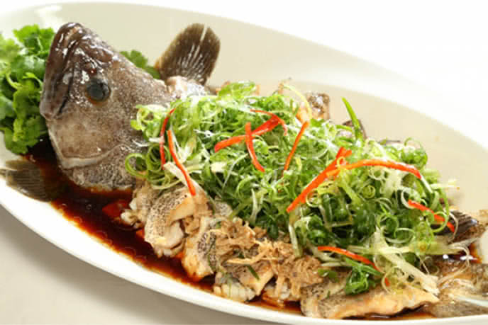 cá mú hấp xì dầu