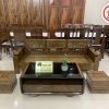 sofa văng gỗ sồi Nga SG84